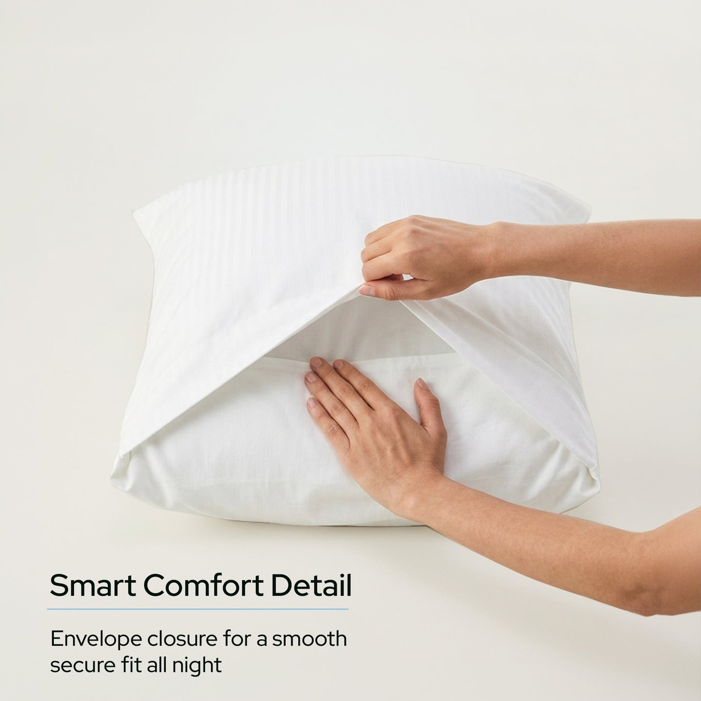 Envelope Flap Pillow Covers | Soft & Breathable Bed Pillow Covers