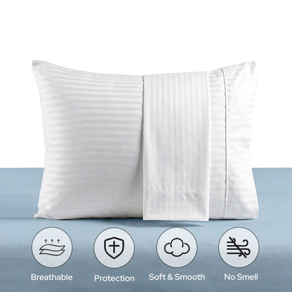 Envelope Flap Pillow Covers | Soft & Breathable Bed Pillow Covers