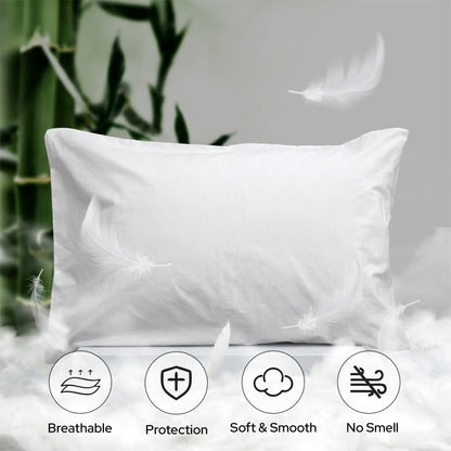 Zipper Pillow Covers | Secure Bed Pillow Covers with Hidden Zipper