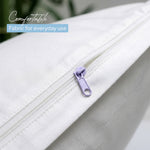 Zipper Pillow Covers | Secure Bed Pillow Covers with Hidden Zipper